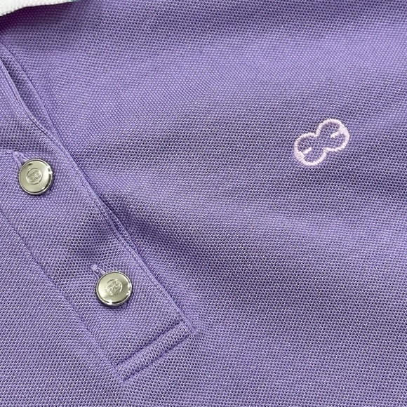 ESCADA Purple Collared Short Sleeve Women's Polo SIZE 36 IT - Picture 4 of 16